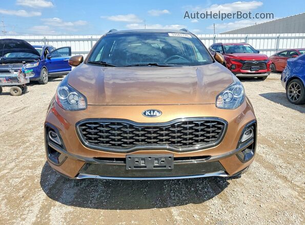 KNDP6CAC8L7637835 2020 KIA SPORTAGE Gold Դիմացի տեսք