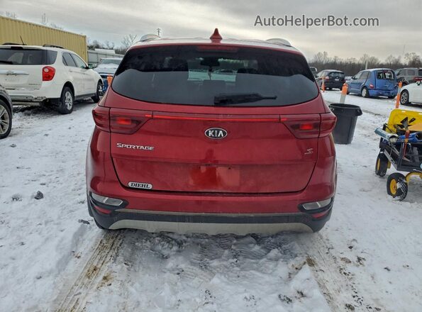 KNDP6CAC8L7652092 2020 KIA SPORTAGE Red Rear view