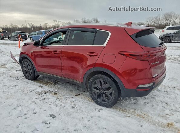 KNDP6CAC8L7652092 2020 KIA SPORTAGE Red Rear left