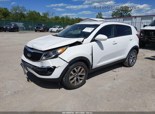 KNDPB3AC2G7860115 2016 KIA SPORTAGE White Առջևի ձախ երեք քառորդ տեսարան