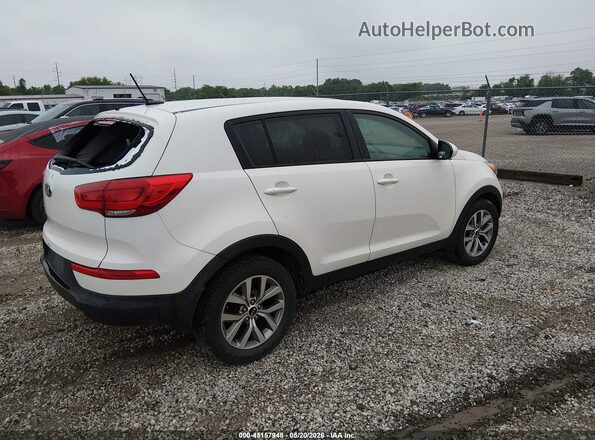 KNDPB3AC4G7830064 2016 KIA SPORTAGE White უკანა მარჯვენა