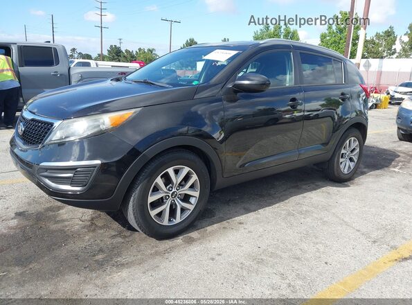 KNDPB3AC6G7795902 2016 KIA SPORTAGE Black Przód lewy