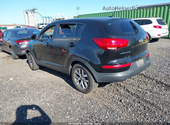 KNDPB3AC6G7818742 2016 KIA SPORTAGE Black Rear left