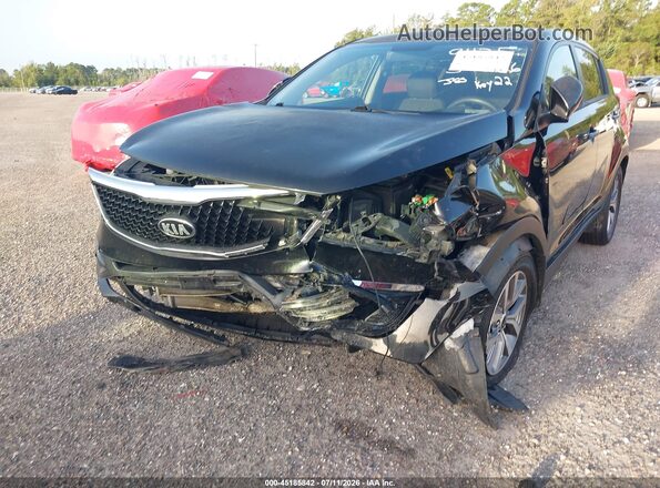 KNDPB3AC6G7859310 2016 KIA SPORTAGE Black Front view