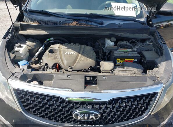 KNDPB3AC7G7847764 2016 KIA SPORTAGE Black Հետևի տեսք
