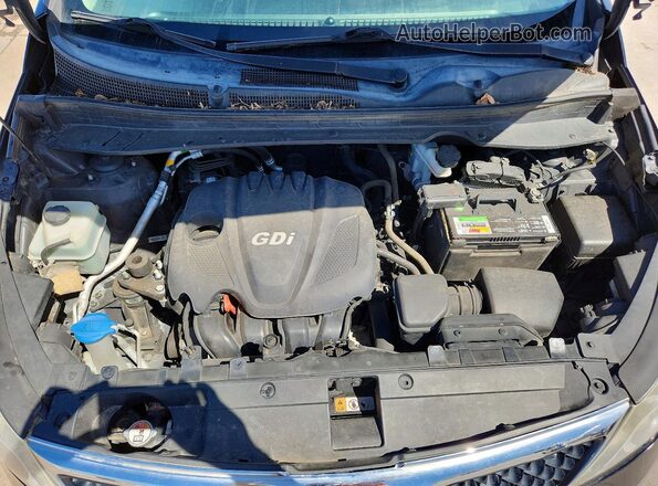 KNDPB3AC9G7810845 2016 KIA SPORTAGE Black Vista del compartimento del motor