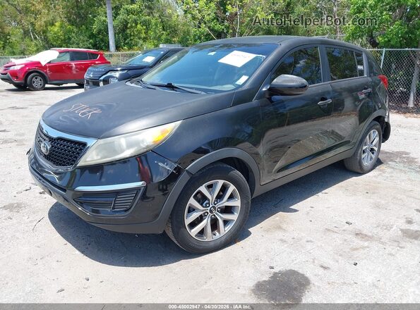 KNDPB3AC9G7833297 2016 KIA SPORTAGE Черный Передняя левая четверть