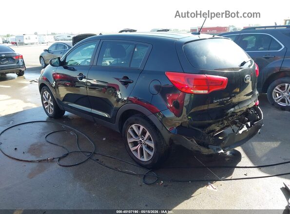 KNDPBCAC6G7869058 2016 KIA SPORTAGE Black Trasero izquierdo