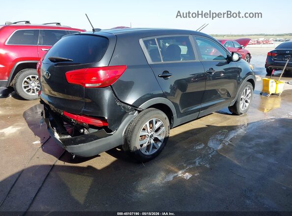KNDPBCAC6G7869058 2016 KIA SPORTAGE Black Trasero derecho