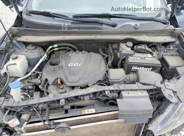 KNDPBCAC8G7879333 2016 KIA SPORTAGE Blue Engine compartment view