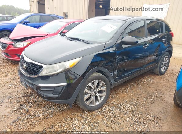 KNDPBCACXG7879138 2016 KIA SPORTAGE Black Front left