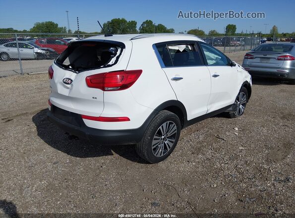 KNDPCCAC4G7859254 2016 KIA SPORTAGE White უკანა მარჯვენა