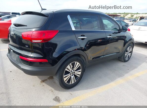KNDPCCAC9G7874381 2016 KIA SPORTAGE Черный Задняя правая четверть
