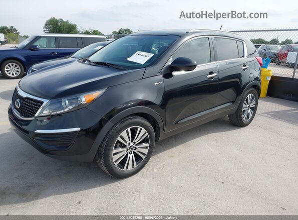 KNDPCCAC9G7874381 2016 KIA SPORTAGE Черный Передняя левая четверть