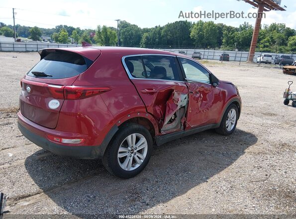 KNDPM3AC0J7392502 2018 KIA SPORTAGE Burgundy Rear right