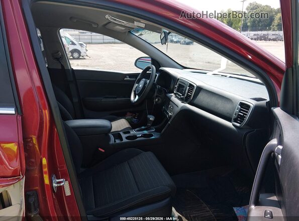KNDPM3AC0J7392502 2018 KIA SPORTAGE Burgundy Front interior view
