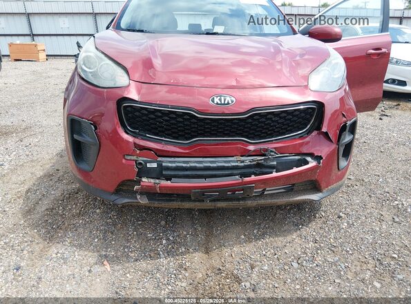 KNDPM3AC0J7392502 2018 KIA SPORTAGE Burgundy Front view