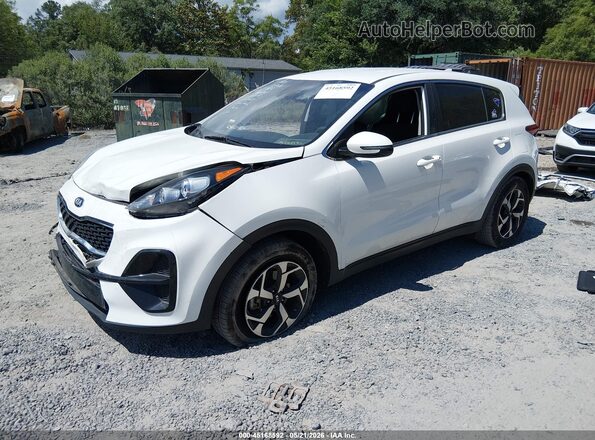 KNDPM3AC0M7852827 2021 KIA SPORTAGE White წინა მარცხენა ხედი სამი მეოთხედიდან