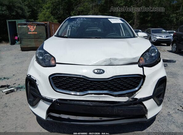 KNDPM3AC0M7852827 2021 KIA SPORTAGE White უკანა სალონის ხედი