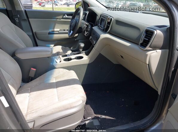 KNDPM3AC1H7233529 2017 KIA SPORTAGE Коричневый Вид салона спереди