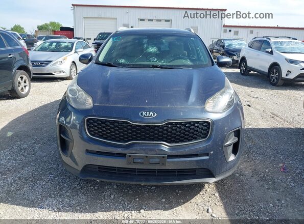KNDPM3AC1J7319977 2018 KIA SPORTAGE Blue Instrument cluster view