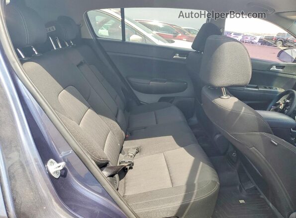 KNDPM3AC1L7703566 2020 KIA SPORTAGE Blue უკანა სავარძლების ხედი