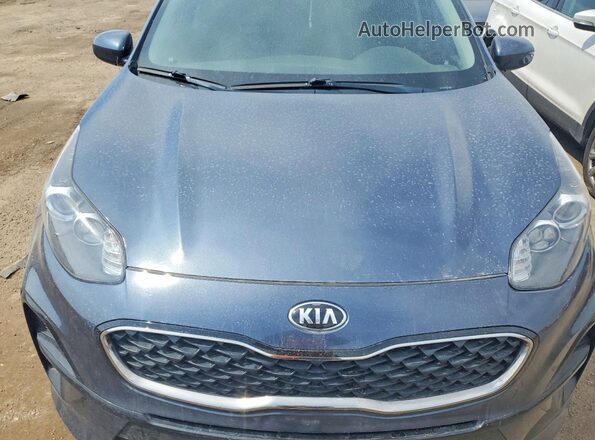 KNDPM3AC1L7703566 2020 KIA SPORTAGE Blue უკანა სალონის ხედი