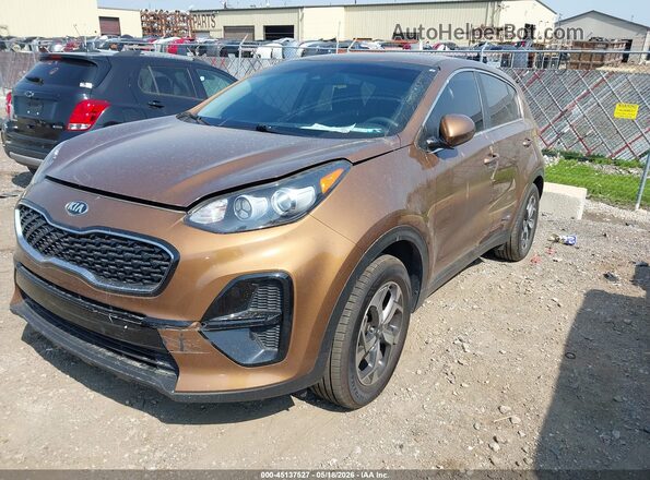 KNDPM3AC1L7797934 2020 KIA SPORTAGE Pewter Առջևի ձախ երեք քառորդ տեսարան