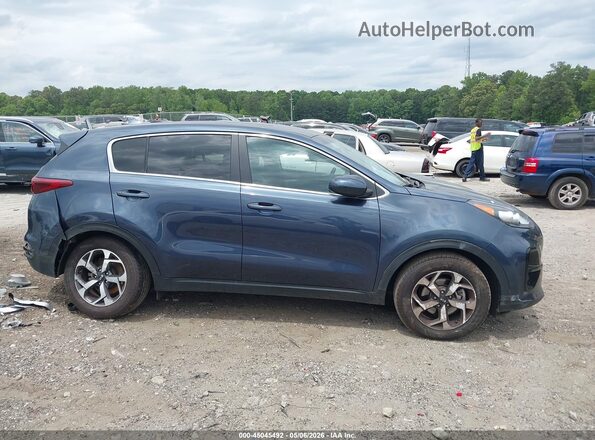 KNDPM3AC1M7930225 2021 KIA SPORTAGE Dark Blue Rear interior view