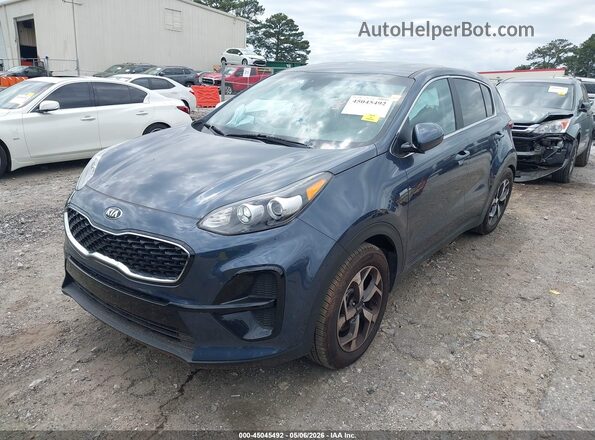 KNDPM3AC1M7930225 2021 KIA SPORTAGE Dark Blue Front left