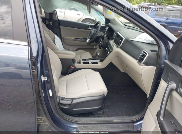 KNDPM3AC1M7930225 2021 KIA SPORTAGE Dark Blue Front interior view