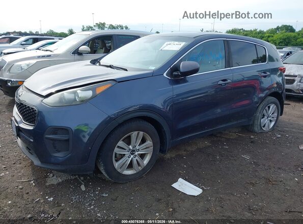 KNDPM3AC2H7272243 2017 KIA SPORTAGE Blue Vista tres cuartos delantera izquierda