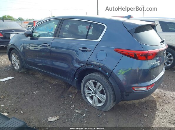 KNDPM3AC2H7272243 2017 KIA SPORTAGE Blue Trasero izquierdo