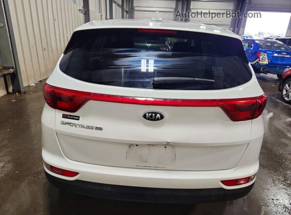 KNDPM3AC2J7454689 2018 KIA SPORTAGE White Вид ззаду