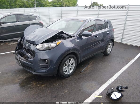 KNDPM3AC2K7506498 2019 KIA SPORTAGE Синий Передняя левая четверть