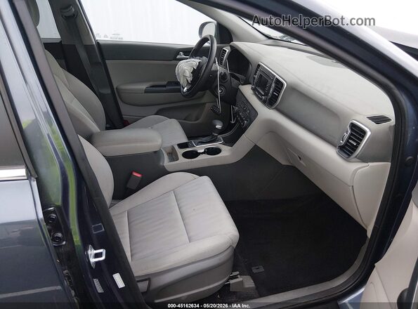 KNDPM3AC2K7506498 2019 KIA SPORTAGE Синий Вид салона спереди