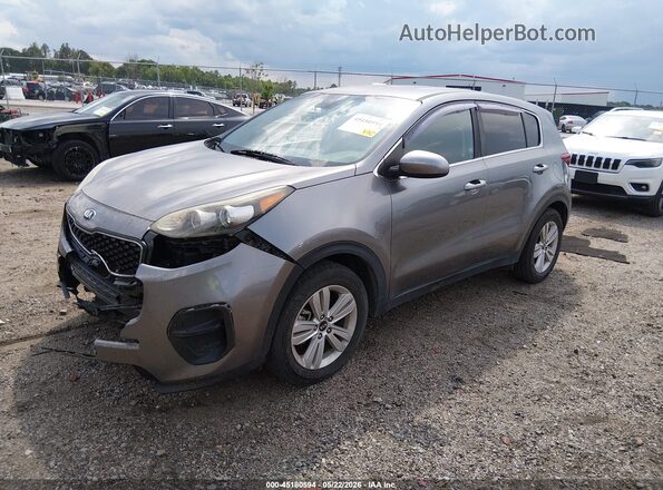 KNDPM3AC2K7537654 2019 KIA SPORTAGE Gray Передня ліва чверть