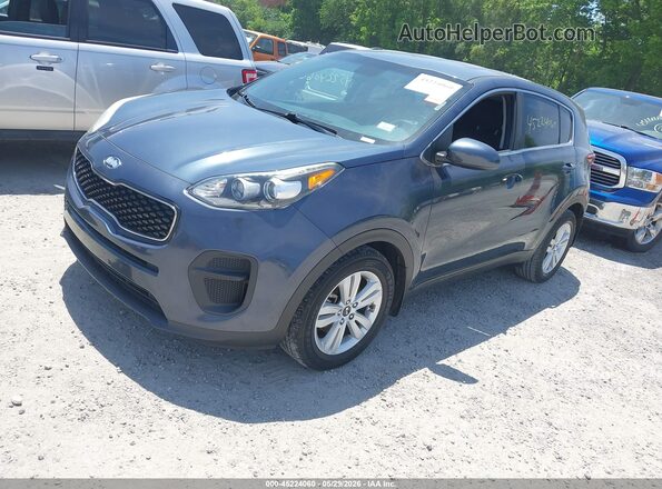 KNDPM3AC2K7621635 2019 KIA SPORTAGE Бирюзовый Передняя левая четверть
