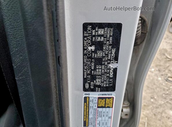 KNDPM3AC2L7729481 2020 KIA SPORTAGE Silver ძრავის განყოფილების ხედი