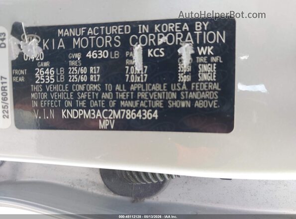 KNDPM3AC2M7864364 2021 KIA SPORTAGE Silver Engine compartment view