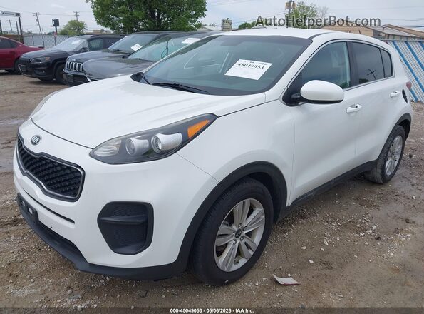 KNDPM3AC3K7507272 2019 KIA SPORTAGE White Առջևի ձախ երեք քառորդ տեսարան