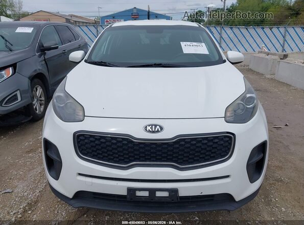 KNDPM3AC3K7507272 2019 KIA SPORTAGE White Առջևի վահանակի տեսք