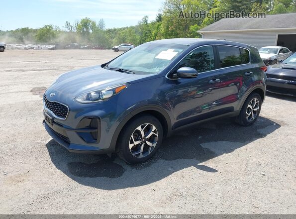 KNDPM3AC3L7648148 2020 KIA SPORTAGE Blue Առջևի ձախ երեք քառորդ տեսարան