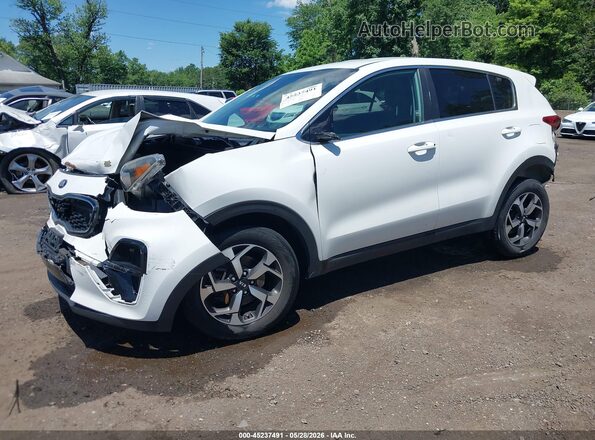 KNDPM3AC3L7764997 2020 KIA SPORTAGE White წინა მარცხენა ხედი სამი მეოთხედიდან