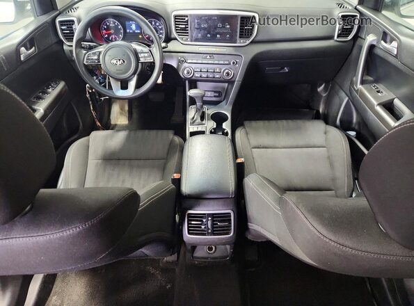KNDPM3AC3M7942294 2021 KIA SPORTAGE White Առջևի վահանակի տեսք