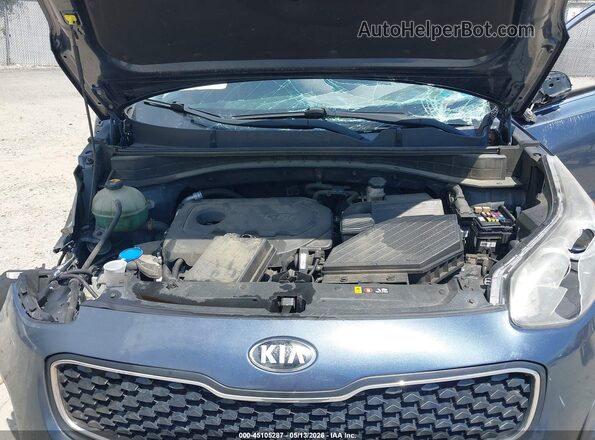 KNDPM3AC4H7035575 2017 KIA SPORTAGE Blue Հետևի տեսք