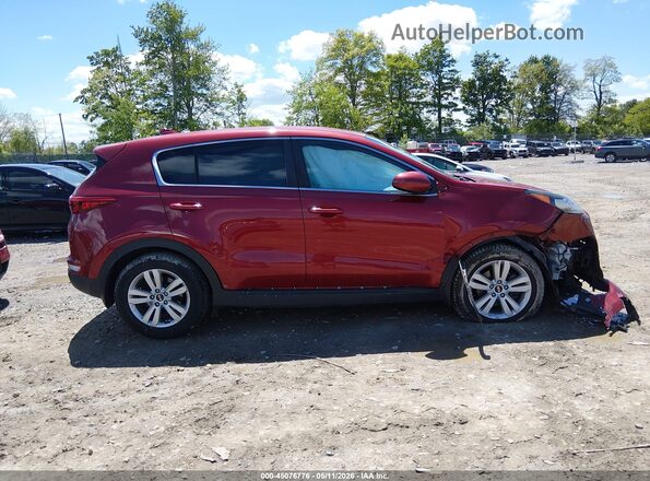 KNDPM3AC4J7481389 2018 KIA SPORTAGE Red Սալոնի հետևի տեսք