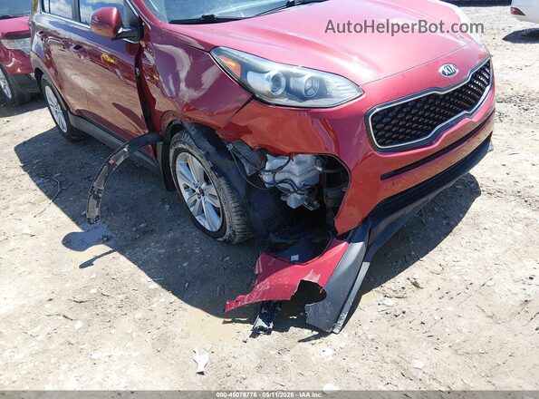 KNDPM3AC4J7481389 2018 KIA SPORTAGE Red Դիմացի տեսք