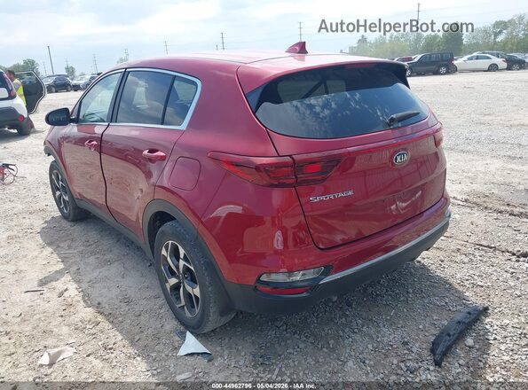 KNDPM3AC4L7757198 2020 KIA SPORTAGE Red Rear left