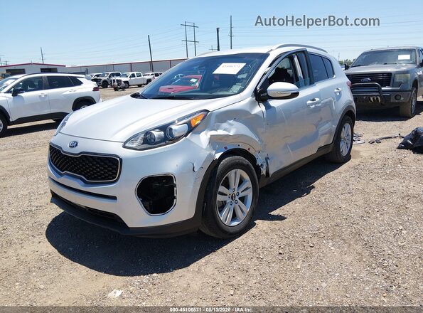 KNDPM3AC5J7362296 2018 KIA SPORTAGE Silver Front left